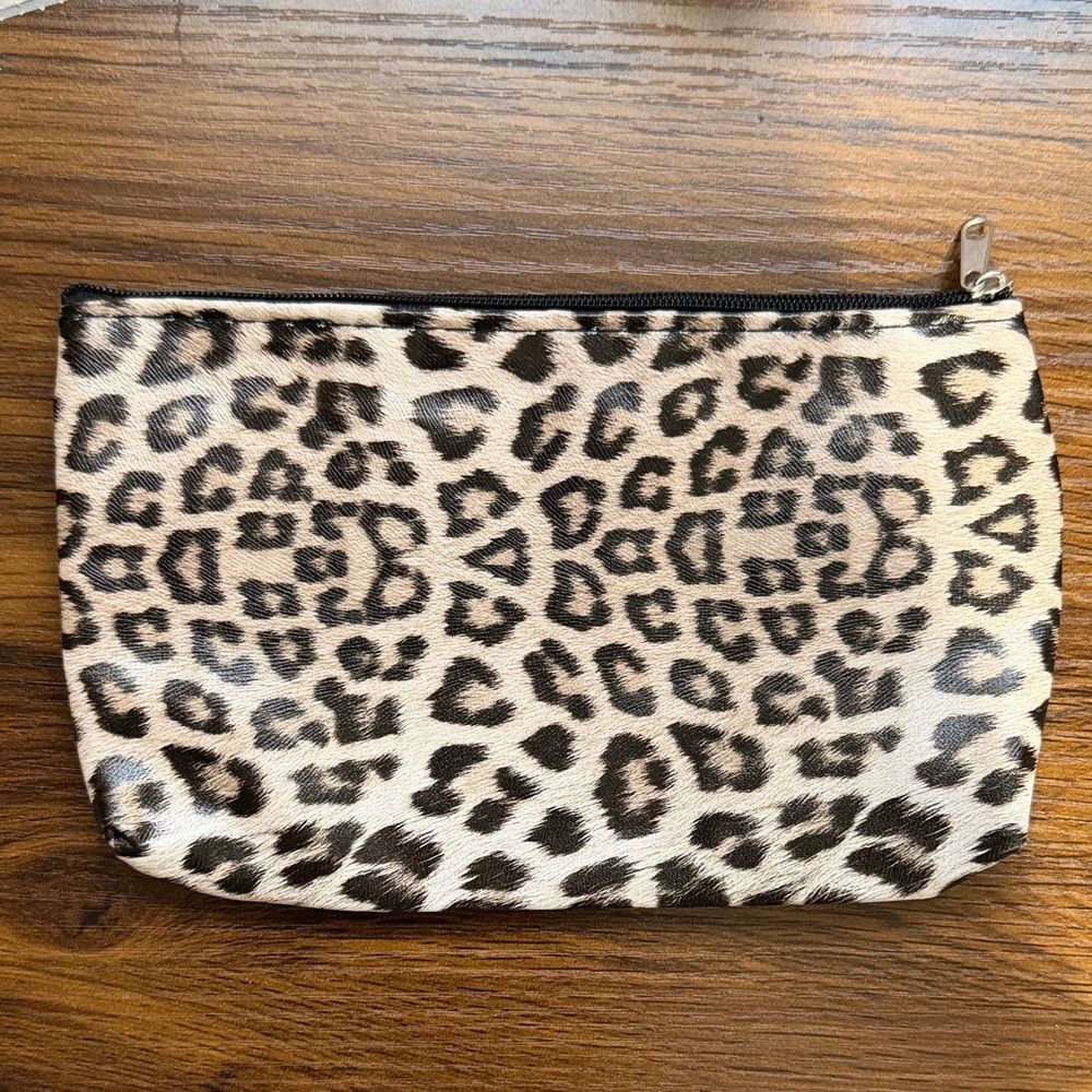 Leopard Print Zip Pouch